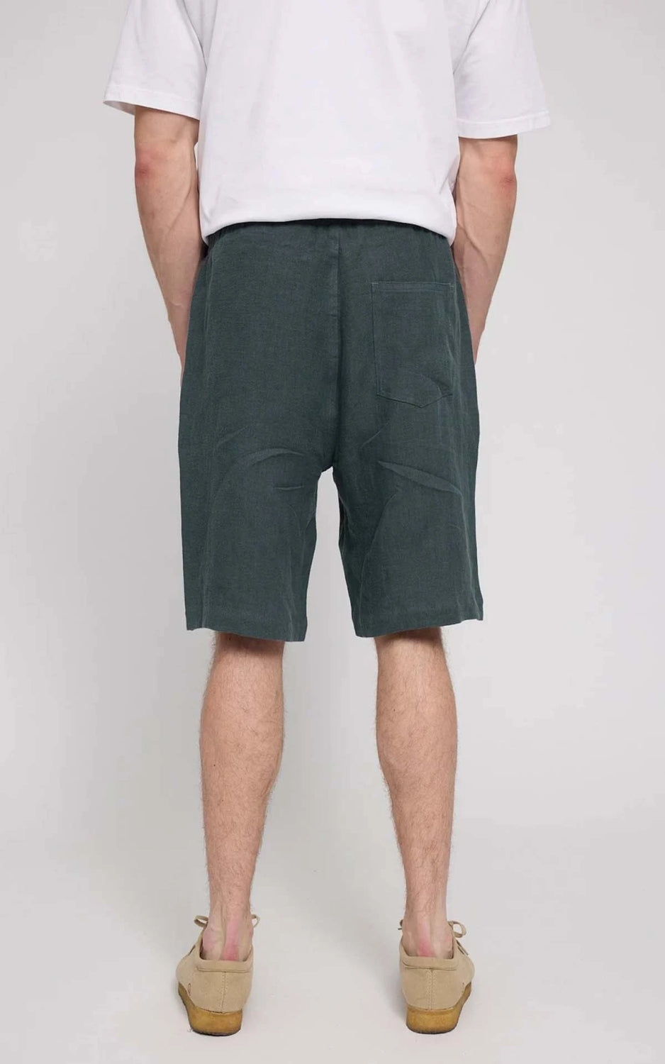 Short Linen Pull-on