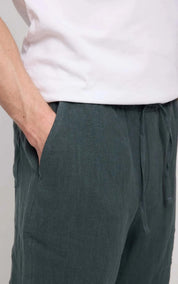 Short Linen Pull-on