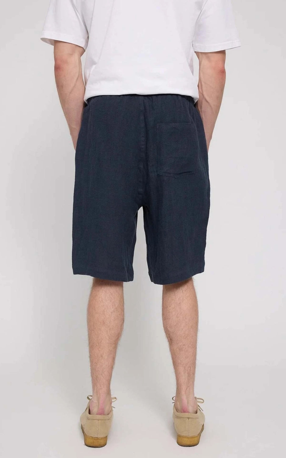 Short Linen Pull-on