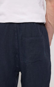 Short Linen Pull-on