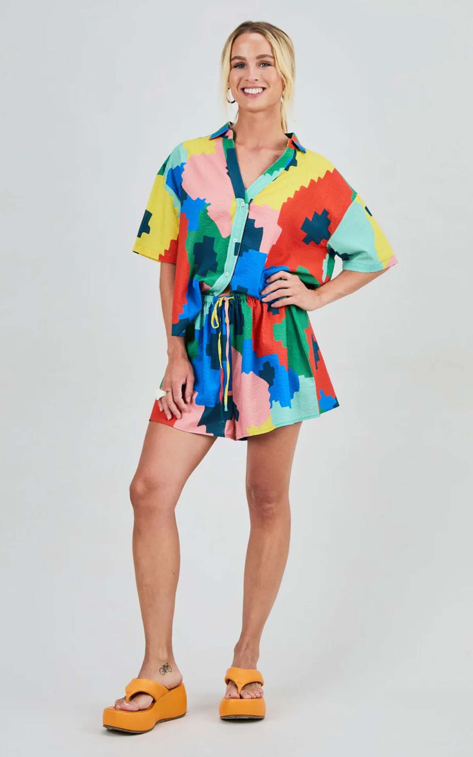 Shorts Maxi Flower Bali Loose