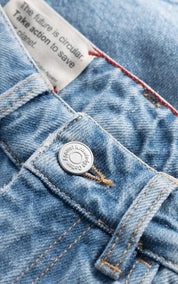 KnowledgeCotton Apparel Shorts Reborn Gale Straight Mid-Rise