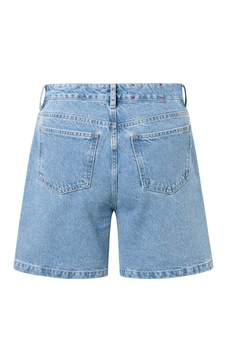 KnowledgeCotton Apparel Shorts Reborn Gale Straight Mid-Rise