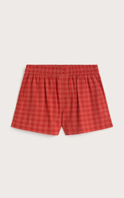 Thinking MU Shorts Red Checks Geraldine