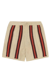 KnowledgeCotton Apparel Shorts Striped Knitted