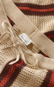 KnowledgeCotton Apparel Shorts Striped Knitted