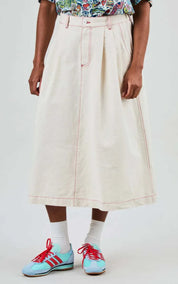 Brava Fabrics Skirt Denim Slub Midi