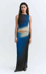Skirt Glass Pleated Pauline