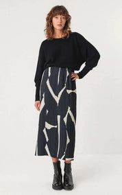SKFK Skirt Laurane Halfandhalf