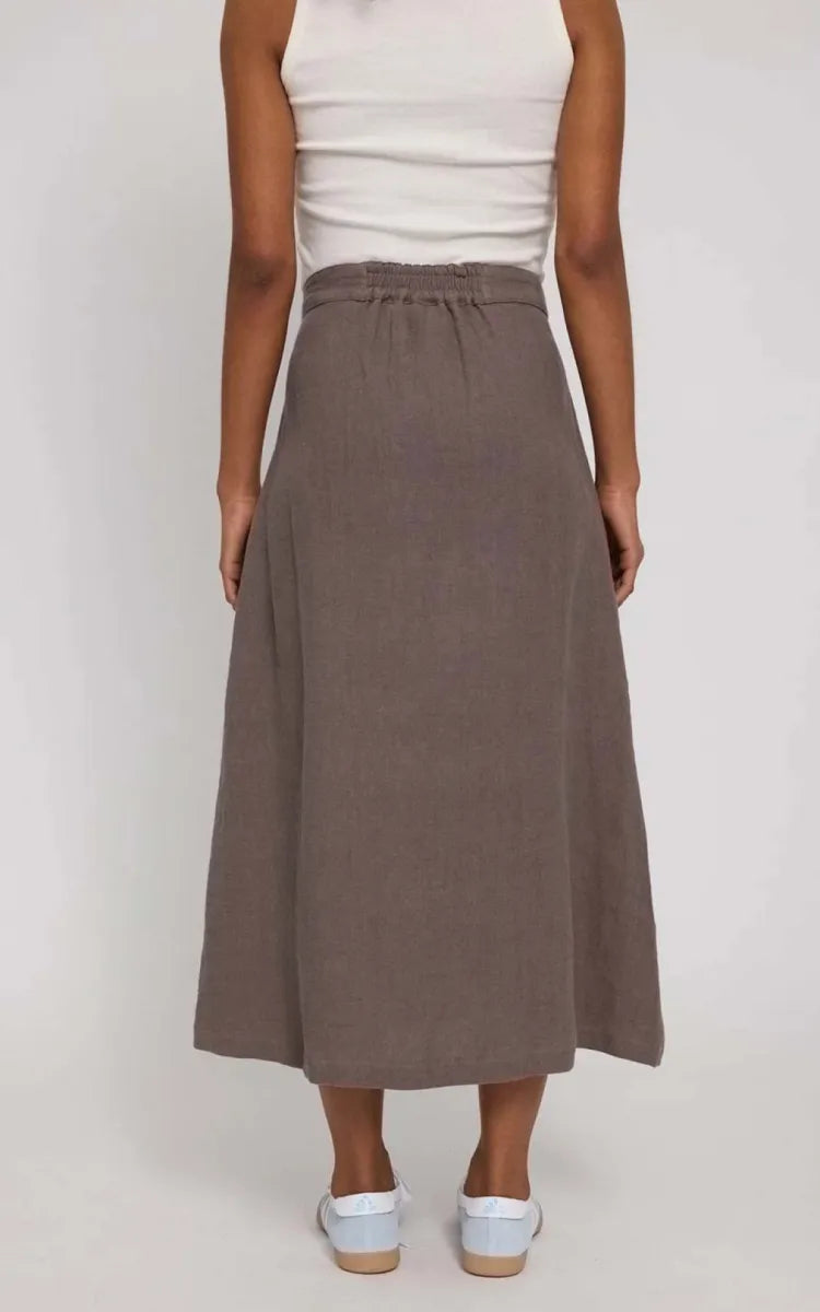 Mazine Skirt Linen Midi