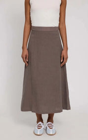 Mazine Skirt Linen Midi