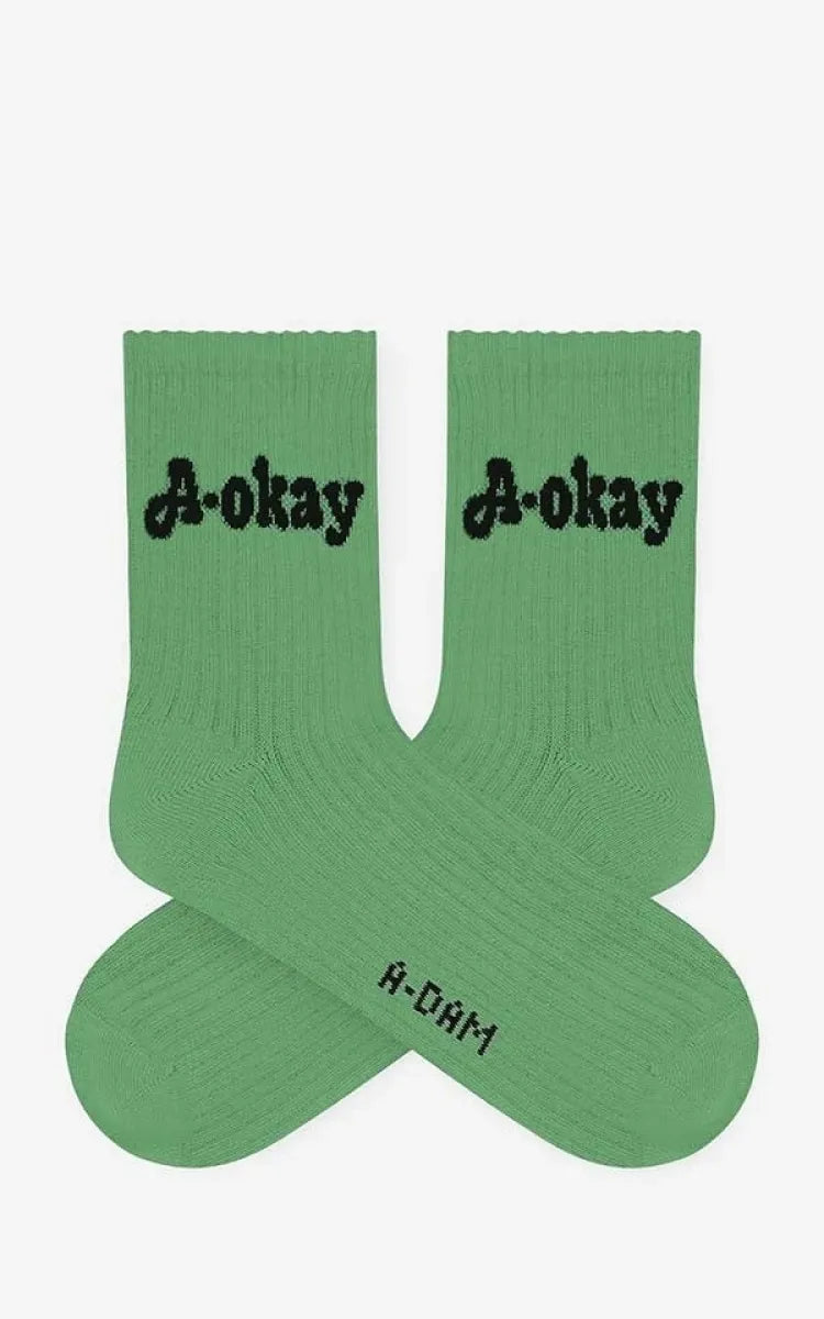 A-dam Underwear Socks Crew A-Okay