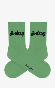 A-dam Underwear Socks Crew A-Okay