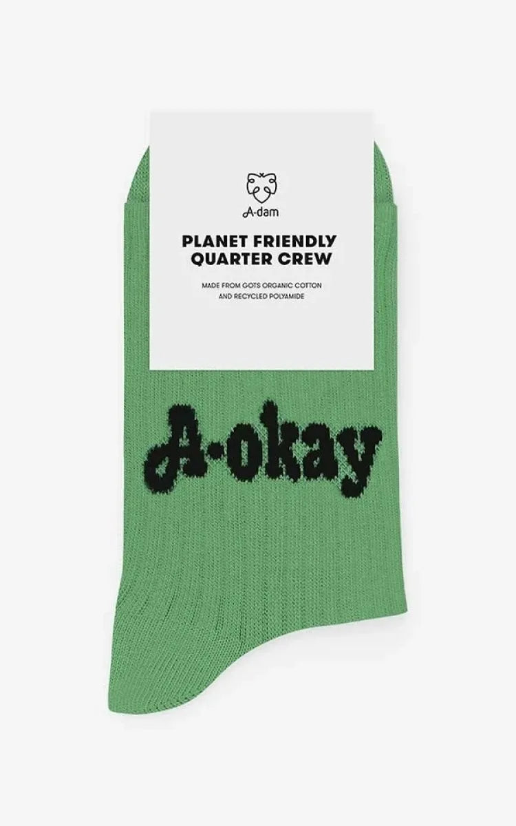 A-dam Underwear Socks Crew A-Okay
