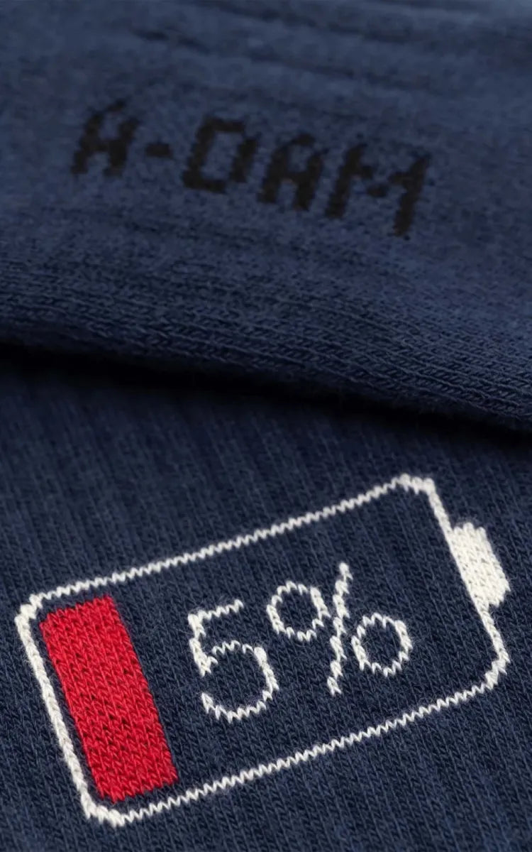 A-dam Underwear Socks Crew Battery Down