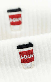 A-dam Underwear Socks Crew Coffee Take Away