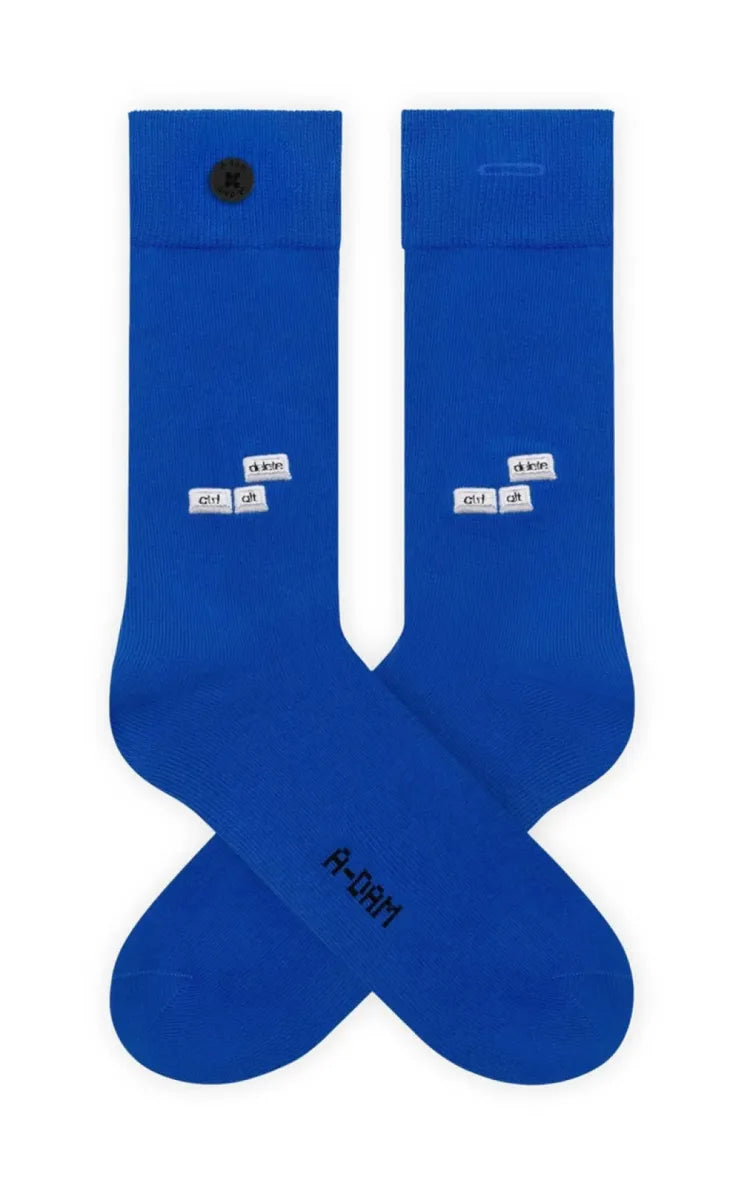 A-dam Underwear Socks CTRL ALT DEL