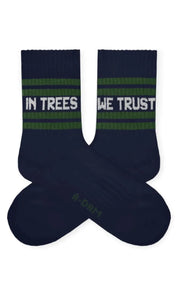 A-dam Underwear Socks Quarter In Trees We Trust