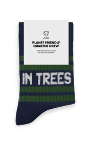 A-dam Underwear Socks Quarter In Trees We Trust