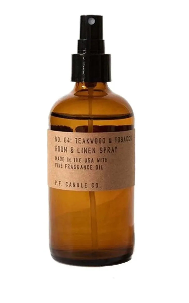 P.F. Candle Co. Spray No.4 Teakwood & Tobacco