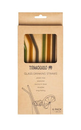 Rietjes Glas Set van 6 - Kleurrijk