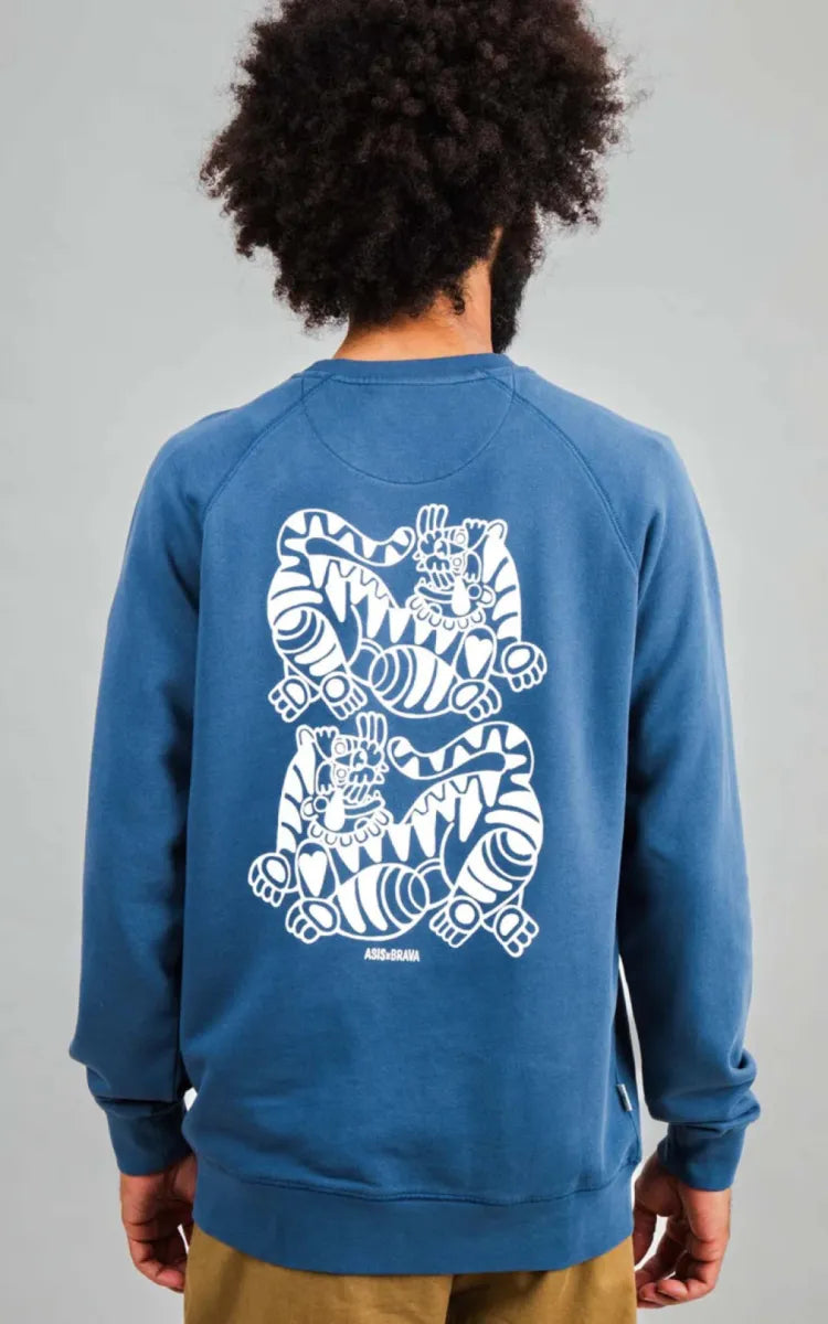 Brava Fabrics Sweater Asis Percales Tigris