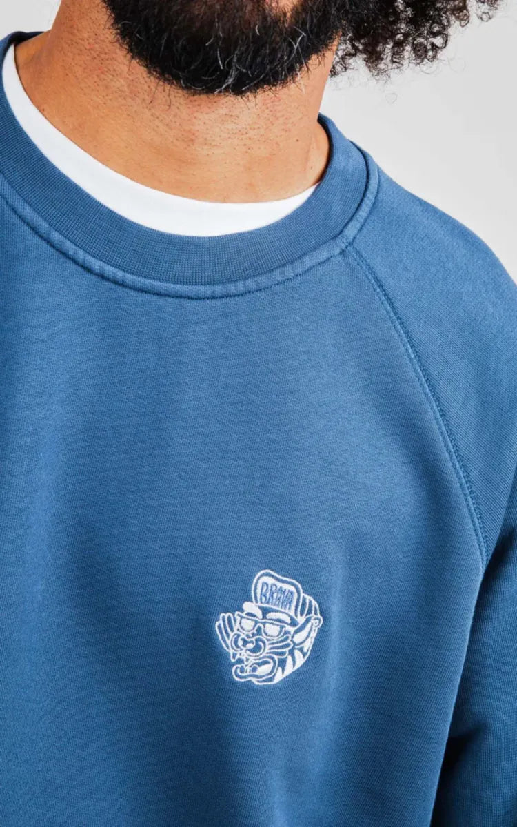 Brava Fabrics Sweater Asis Percales Tigris