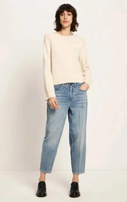 Lanius Sweater Cropped GOTS
