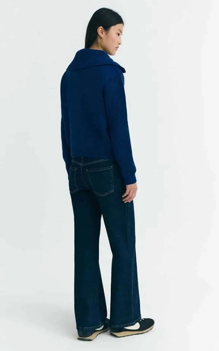 Thinking MU Sweater Tanit Indigo Knitted