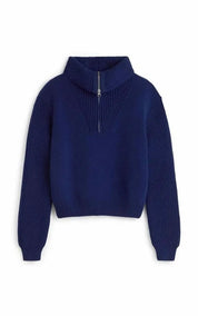 Thinking MU Sweater Tanit Indigo Knitted