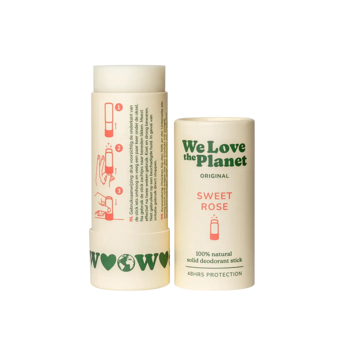 We Love The Planet Deodorant Stick - Sweet Rose
