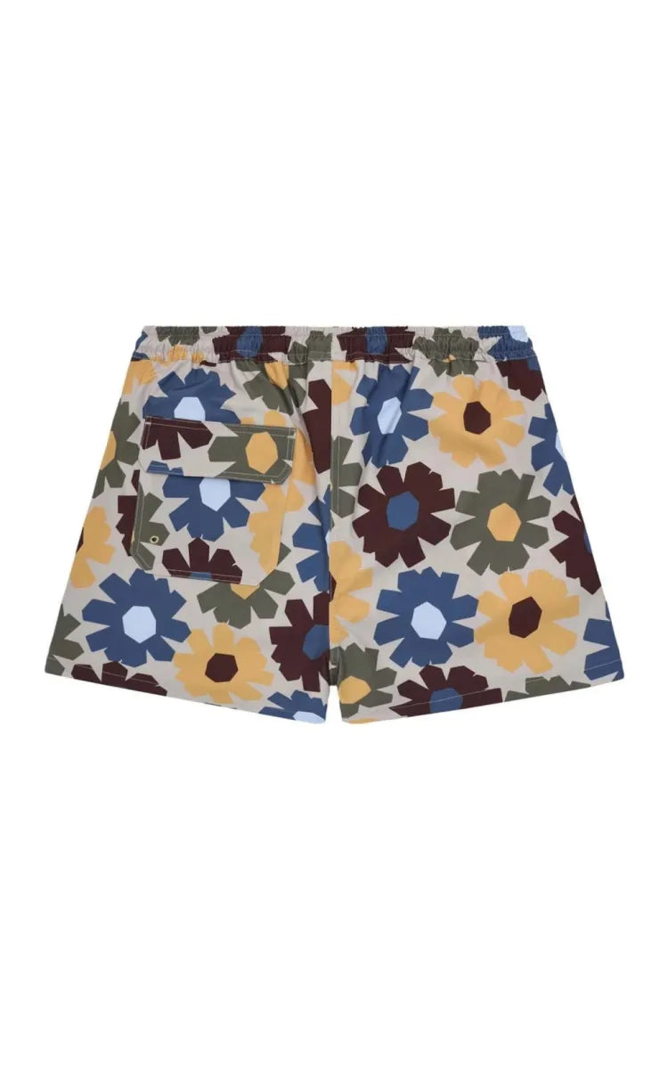 KnowledgeCotton Apparel Swim Shorts Stretch AOP