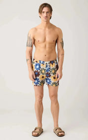 KnowledgeCotton Apparel Swim Shorts Stretch AOP