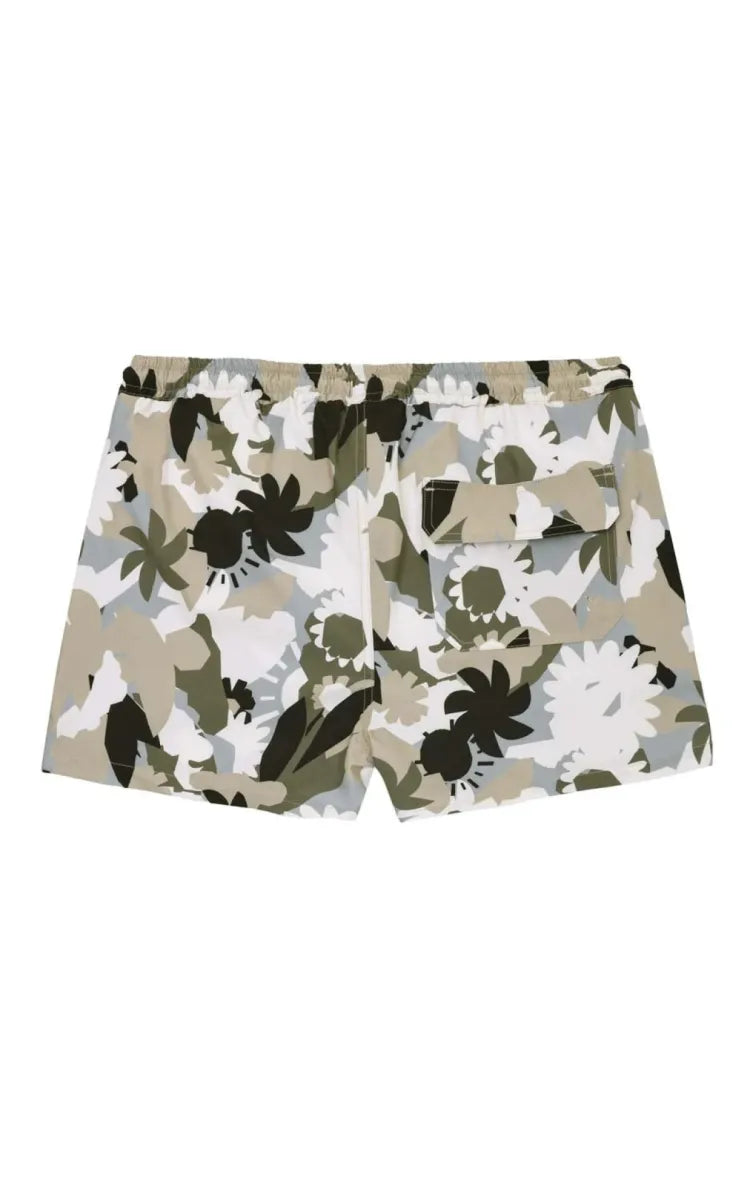 KnowledgeCotton Apparel Swim Shorts Stretch Nature AOP