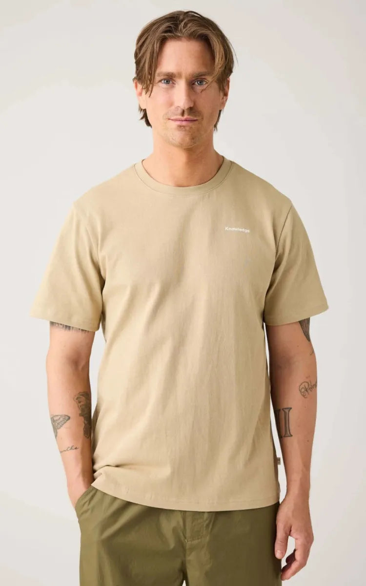 KnowledgeCotton Apparel T-shirt Back Print