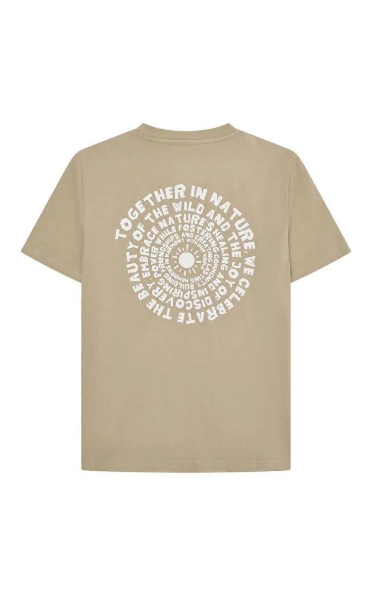 KnowledgeCotton Apparel T-shirt Back Print