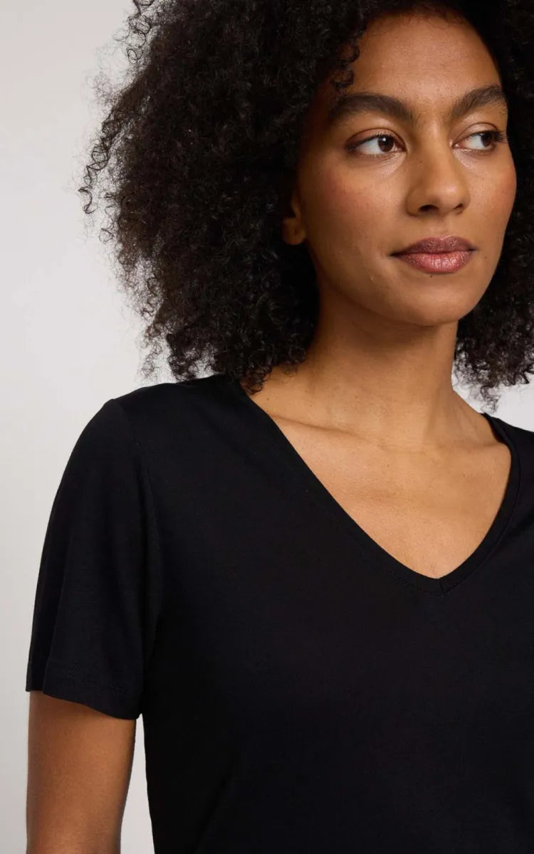 Mazine T-shirt Ecovero V-Neck