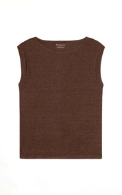 KnowledgeCotton Apparel T-shirt Linen Sleeveless