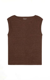 T-shirt Linen Sleeveless