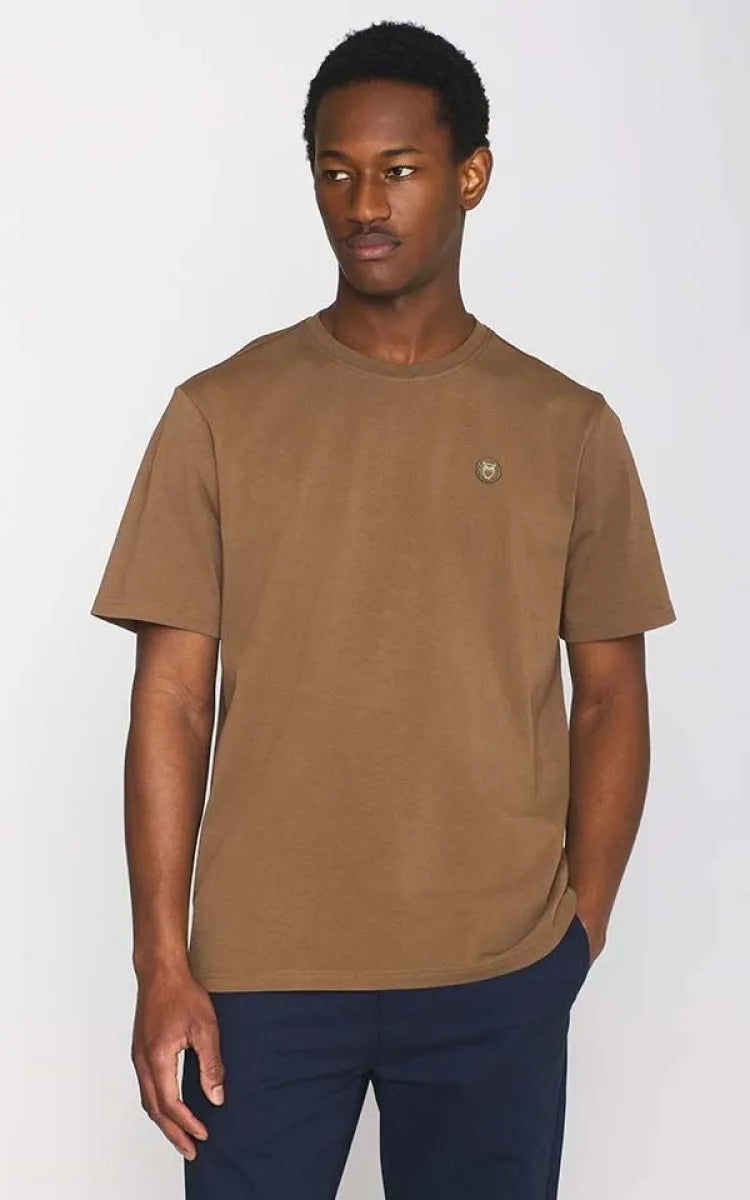 KnowledgeCotton Apparel T-Shirt Regular Badge