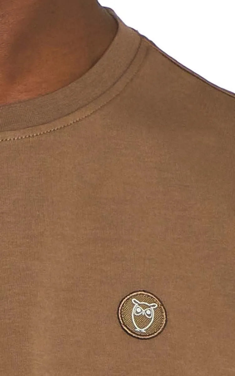 KnowledgeCotton Apparel T-Shirt Regular Badge