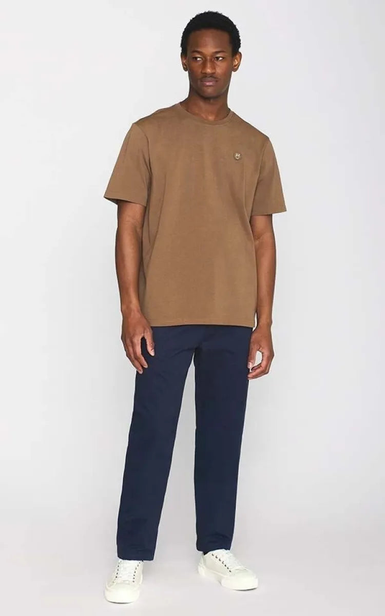 KnowledgeCotton Apparel T-Shirt Regular Badge