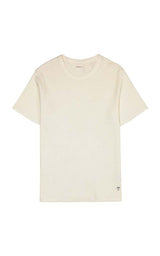 T-shirt regular wafelpatroon ronde hals