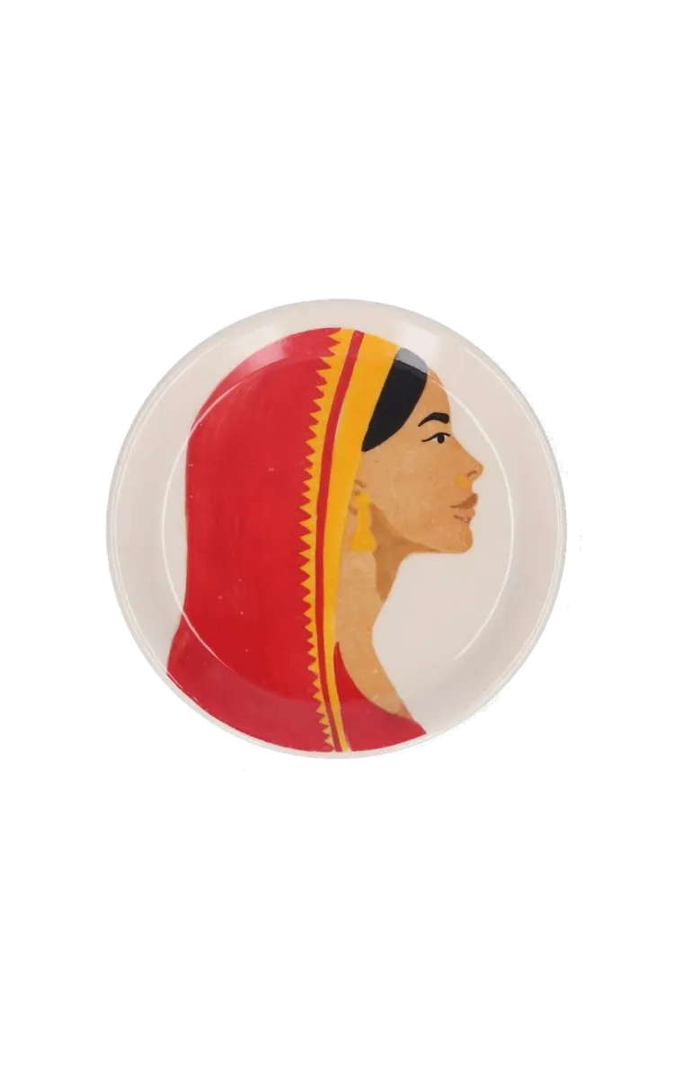 Return to Sender Tea Dish Women Of The World - India