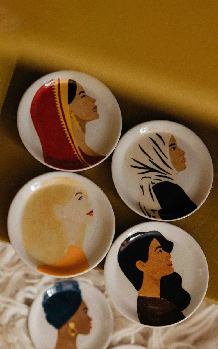 Return to Sender Tea Dish Women Of The World - Marocco