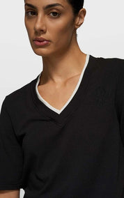 Tee Double Layer V-neck