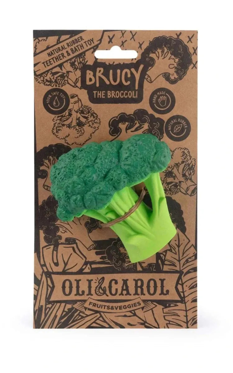 Oli & Carol Teether Brucy the Broccoli
