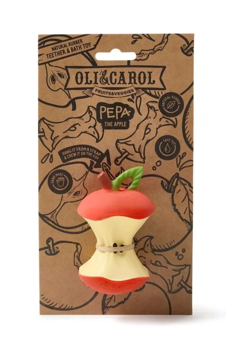 Oli & Carol Teether Pepa The Apple