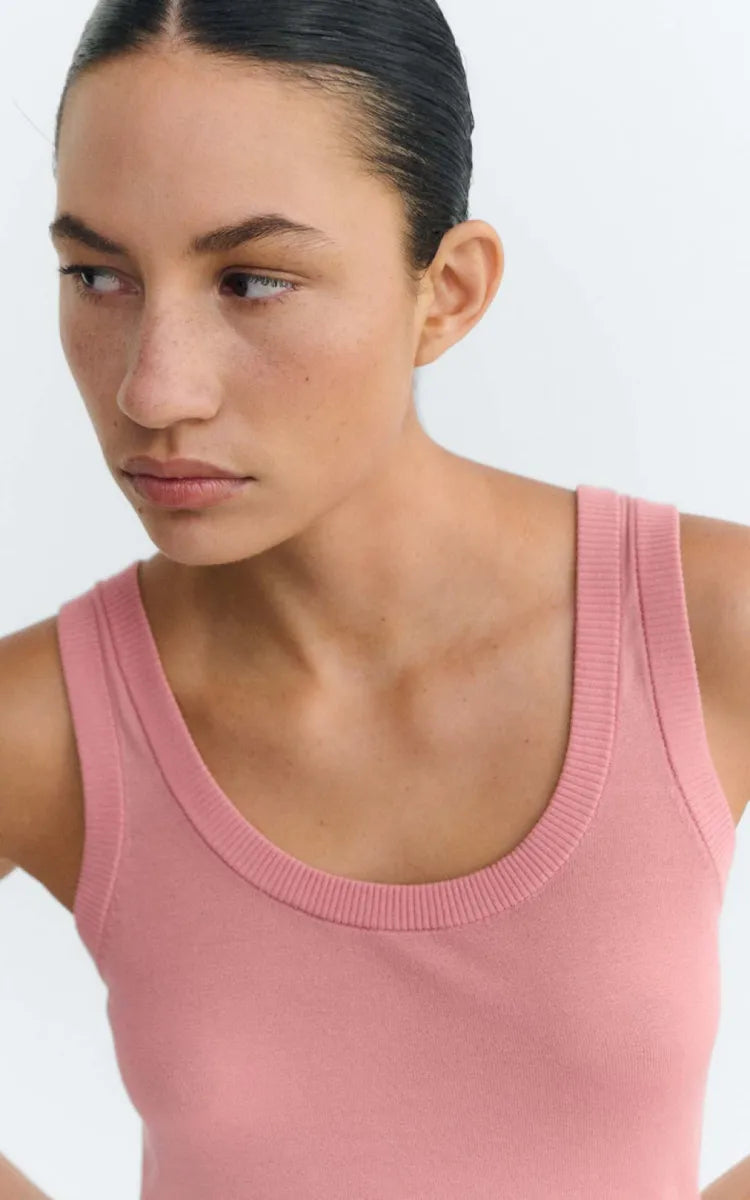 Thinking MU Top Knit Rosette Nocta