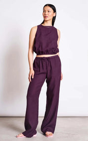 Top Lupin Cropped Linen